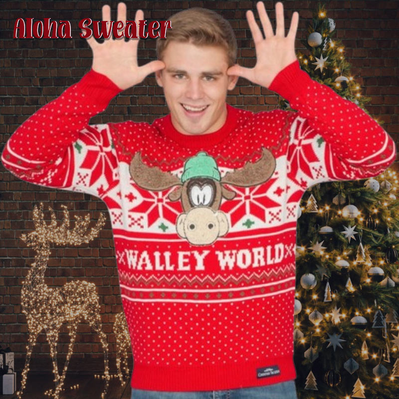 Christmas Vacation Marty Moose Walley World Ugly Christmas Sweater