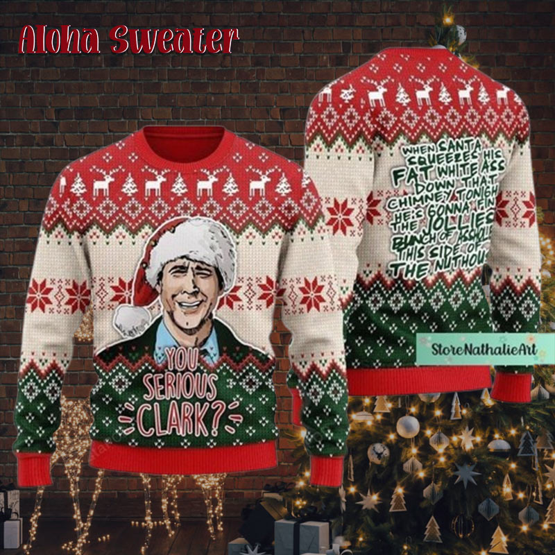 Clark Griswold Best Quote Christmas Vacation Ugly Christmas Sweater