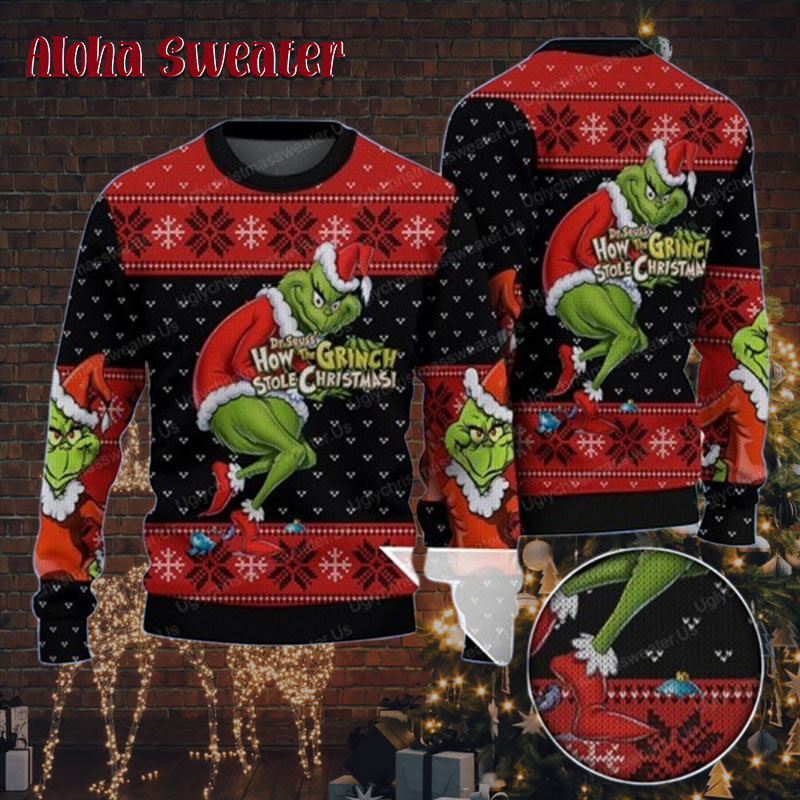 Dr. Seuss How The Grinch Stole Christmas Ugly Christmas Sweater