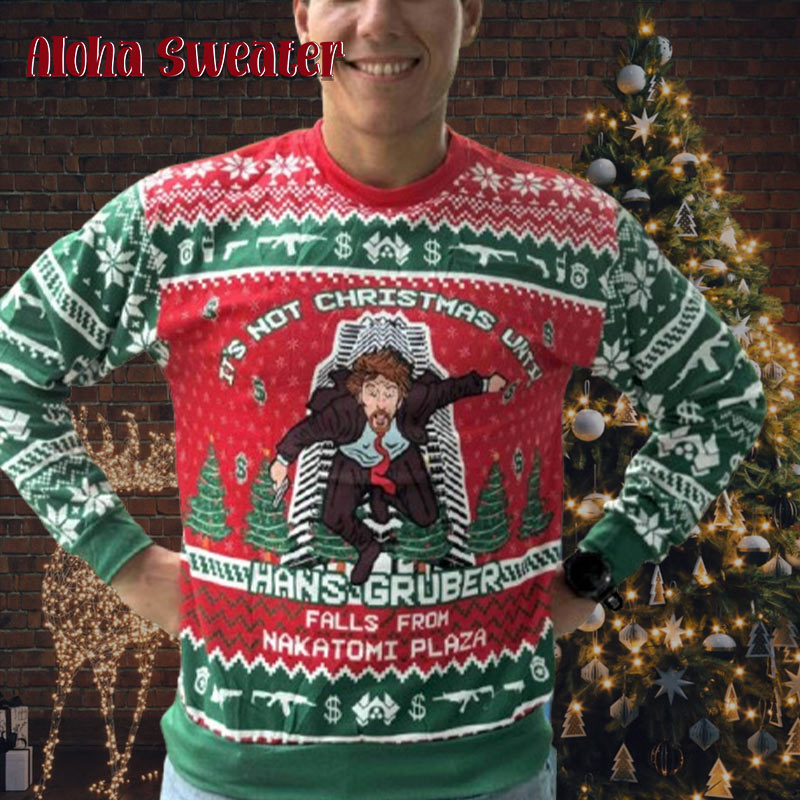 Falling Scene Clark Griswold Christmas Vacation National Lampoon Ugly Christmas Sweater