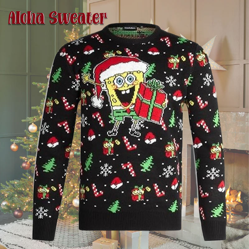 I Have Some Gift For You Spongebob Ugly Christmas Ugly Christmas Sweater