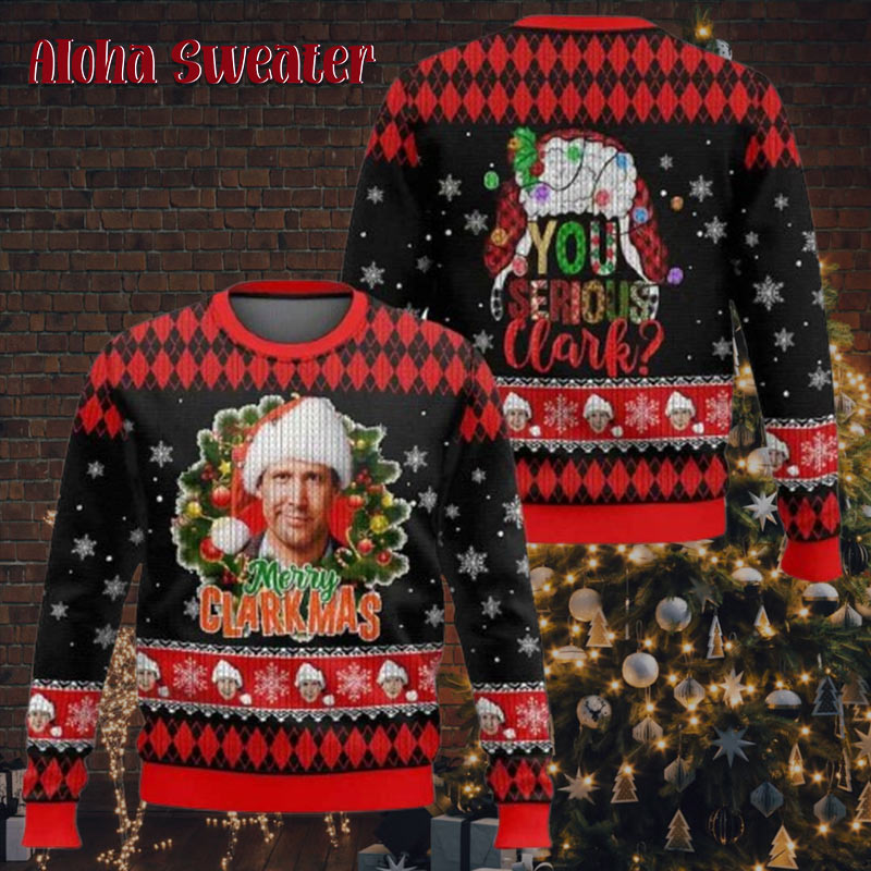 Lampoon Clark Griswold Christmas Vacation Ugly Christmas Sweater