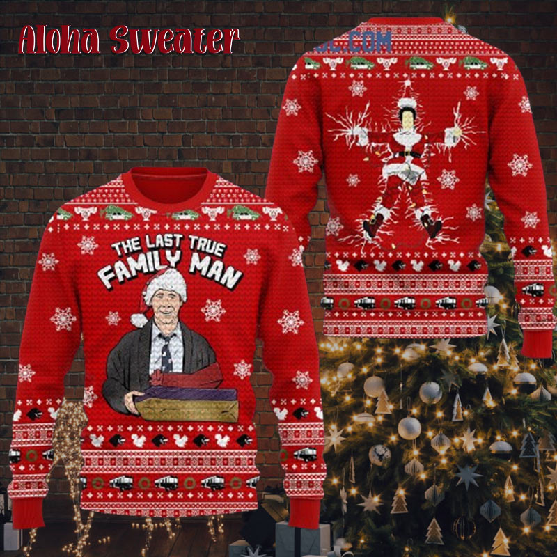 National Lampoon The Last True Family Man Christmas Vacation Ugly Christmas Sweater