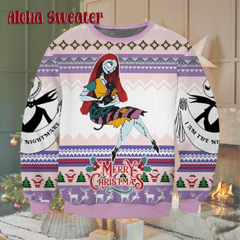 Sally Celebrate The Nightmare Before Christmas Ugly Christmas Sweater