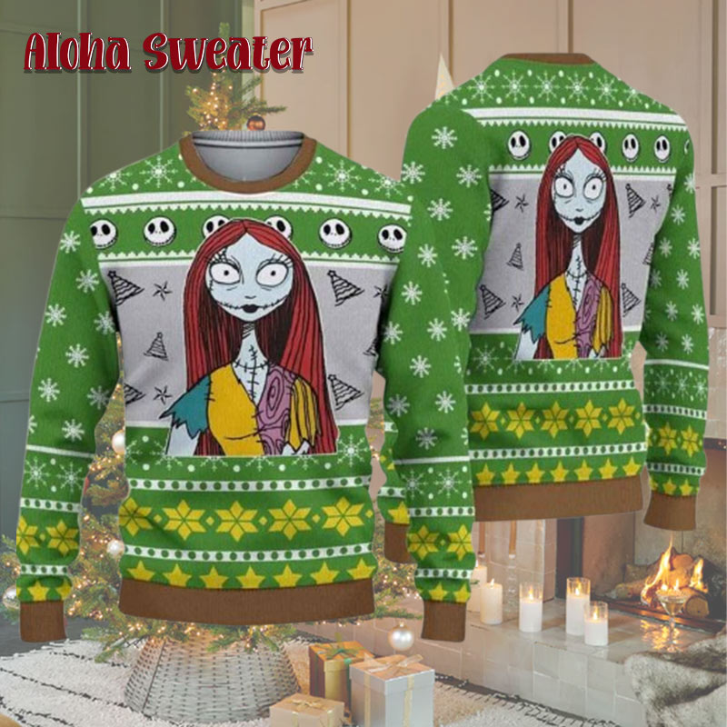 Sally From Nightmare Before Christmas Ugly Christmas Sweater
