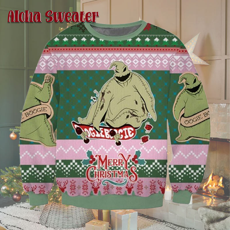 The Halloween Jack Skellington Nightmare Before Christmas Ugly Christmas Sweater