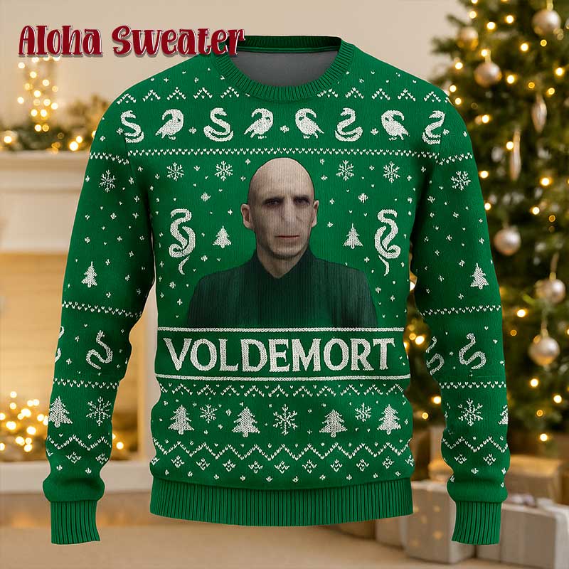Voldemort You Know Who Harry Potter Ugly Christmas Sweater