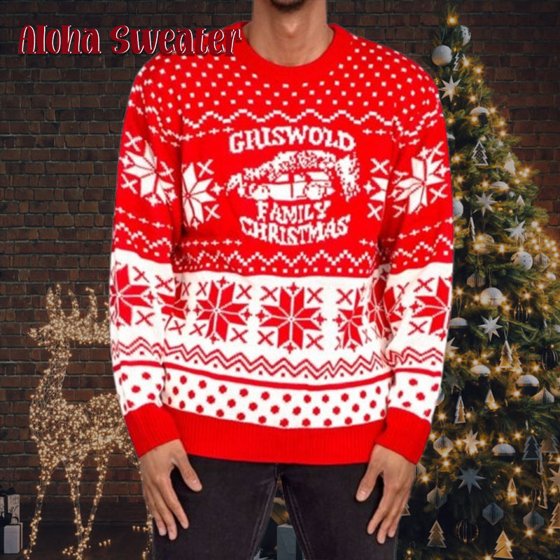 Xmas Vacation National Lampoon Griswold Ugly Christmas Sweater