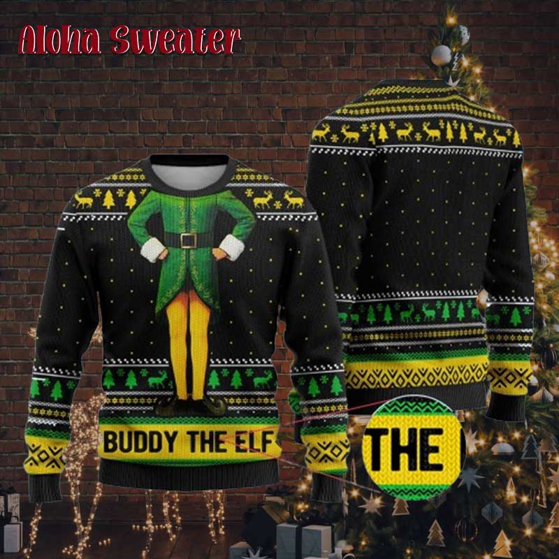 Buddy The Elf Draw Me Like One Of Your Ugly Christmas Sweater