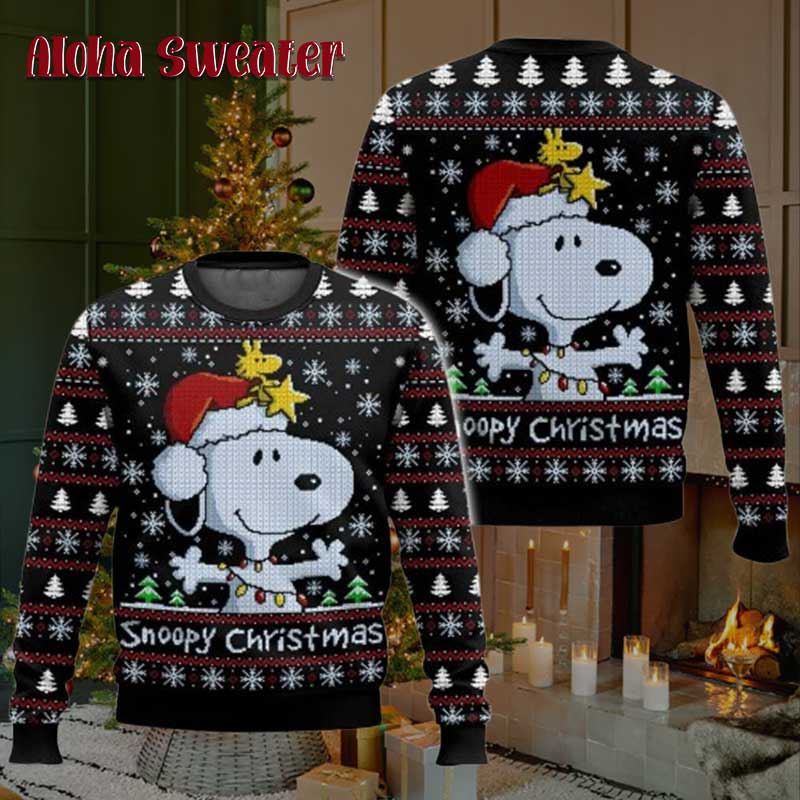 Christmas Hug Snoopy Ugly Christmas Sweater