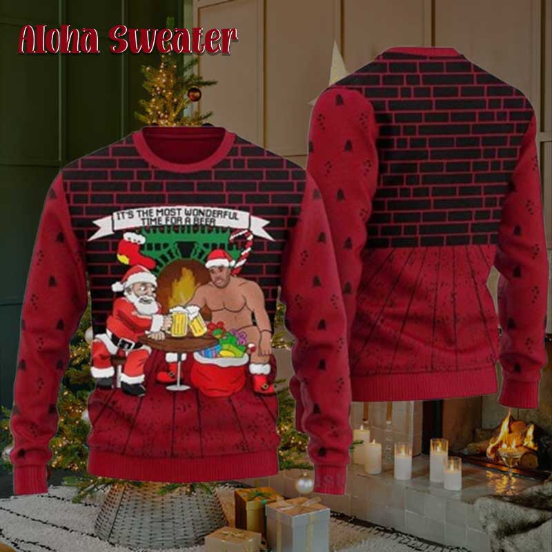 Drunk Santa With Barry Wood Barry Wood Ugly Christmas Sweater