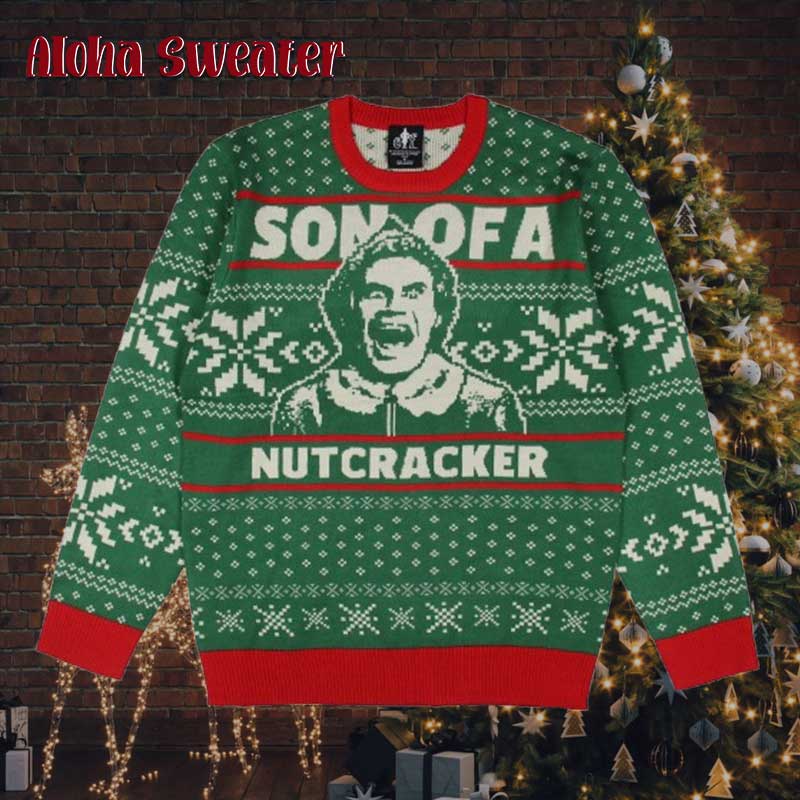 Elf The Movie Buddy Son Of A Nutcracker Ugly Christmas Sweater