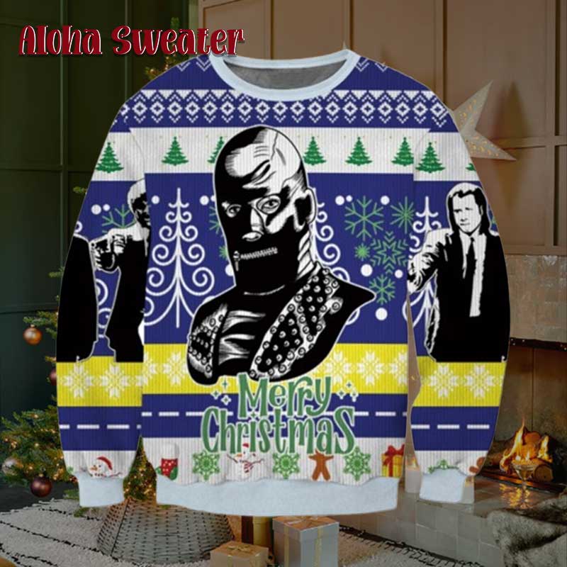 Gimp Shoot Pulp Fiction Ugly Christmas Sweater