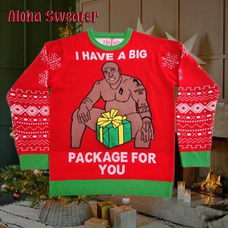 Great For White Elephant Barry Wood Ugly Christmas Sweater