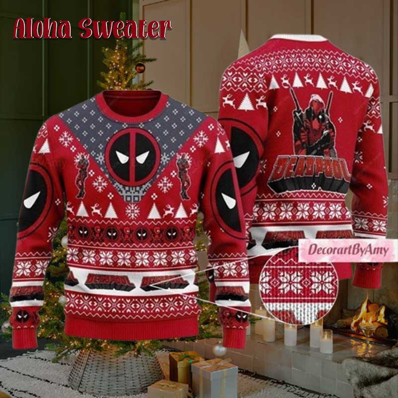 I Will Stole Christmas Deadpool Ugly Christmas Sweater