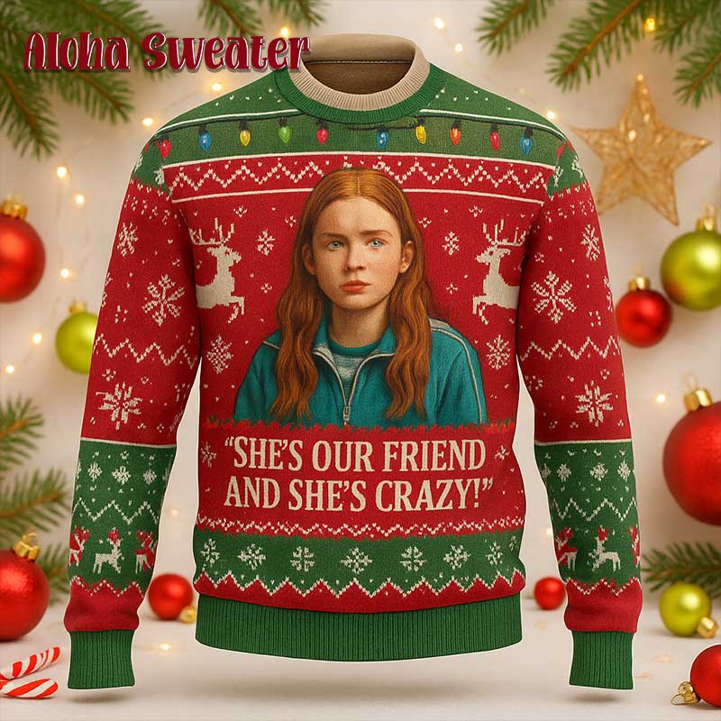 Maddie From Stranger Things Ugly Christmas Sweater