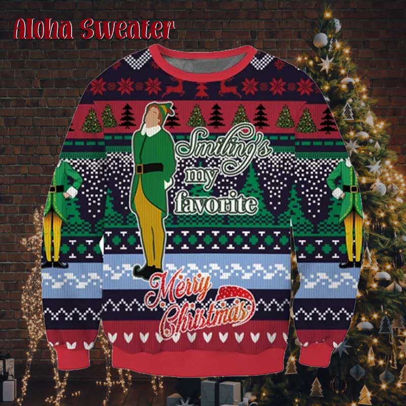 Merry Christmas From Buddy The Elf Ugly Christmas Sweater