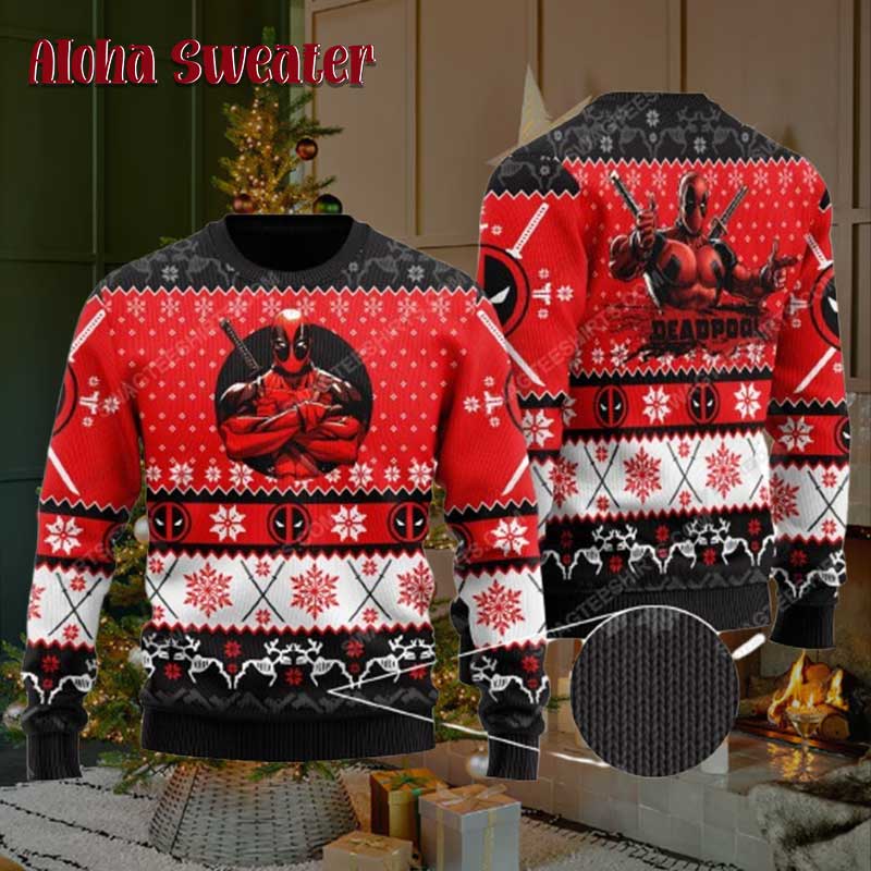 Once Upon A Deadpool Marvel Comics Ugly Christmas Sweater