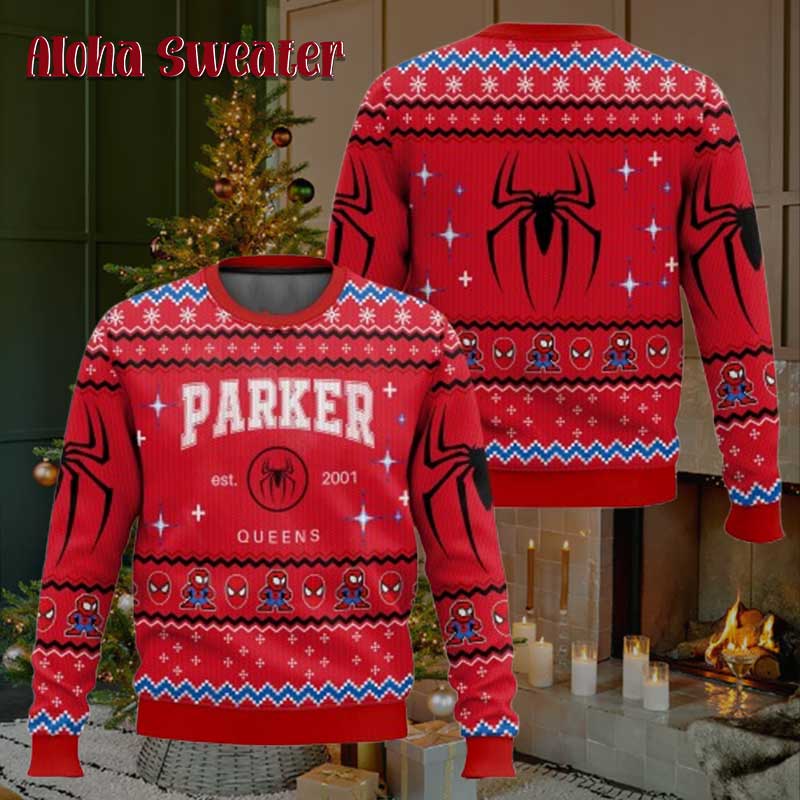 Peter Parker Spiderman Marvel Ugly Christmas Sweater