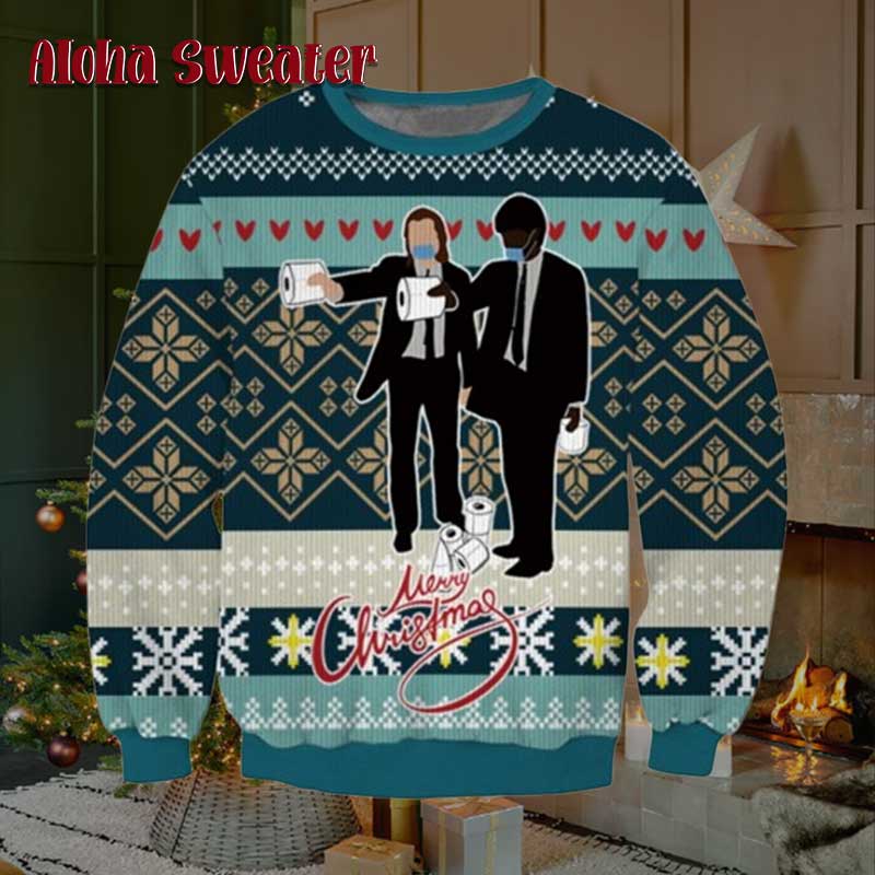 Pulp Fiction Very Smelly Vincent Ugly Christmas Sweater
