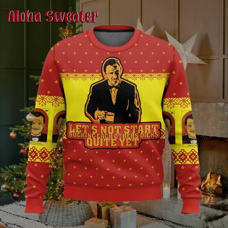 Pulp Fiction Vincent Classic Scene Ugly Christmas Sweater