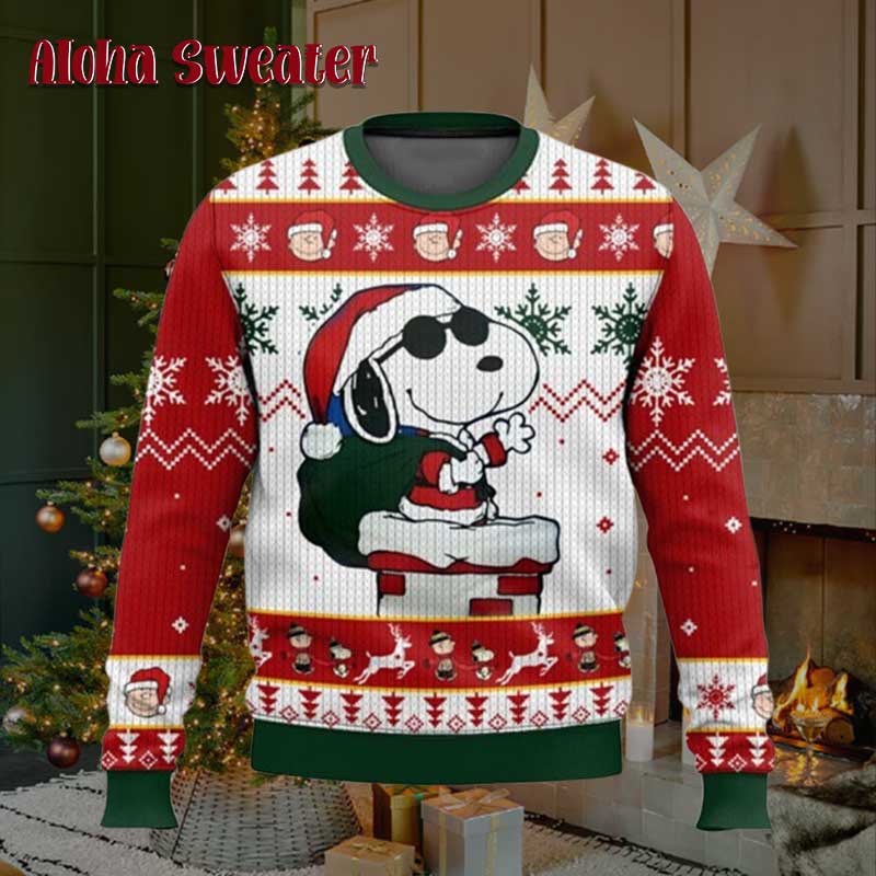 Santa Gifts Snoopy Ugly Christmas Sweater