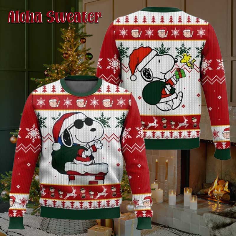 The Charlie Brown And Snoopy Ugly Christmas Sweater