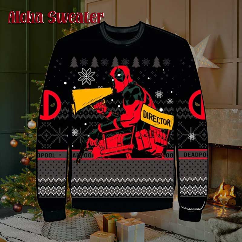 The Director Deadpool Marvel Ugly Christmas Sweater