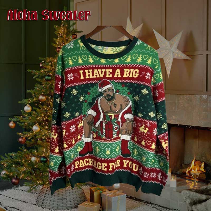 The Santa King Barry Wood Ugly Christmas Sweater