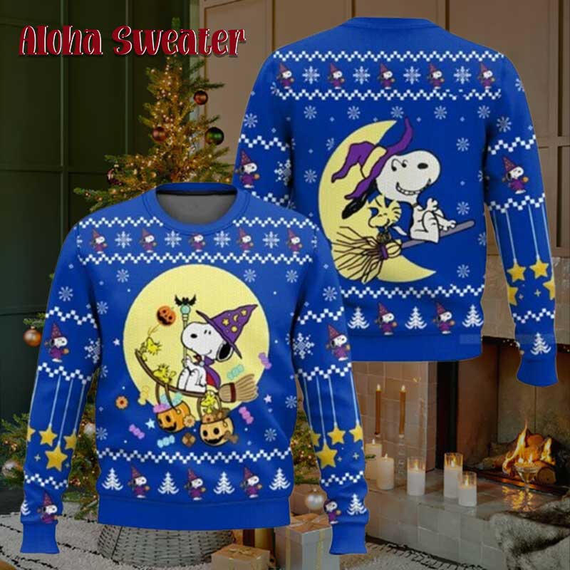The Witch Snoopy The Charlie Brown Ugly Christmas Sweater