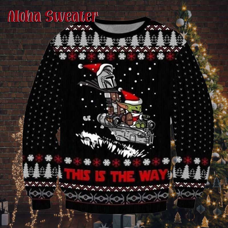 This Is The Way Baby Yoda Ugly Christmas Sweater
