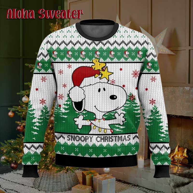 Xmas Hug Snoopy Ugly Christmas Sweater