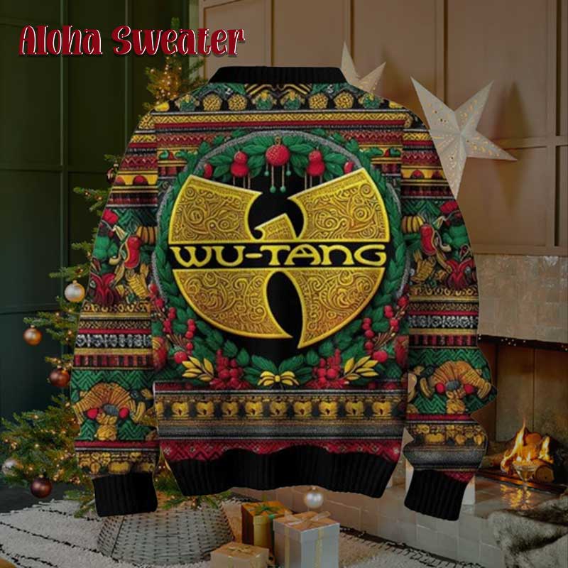 Aesthetic Design Wu Tang Clan Ugly Christmas Sweater