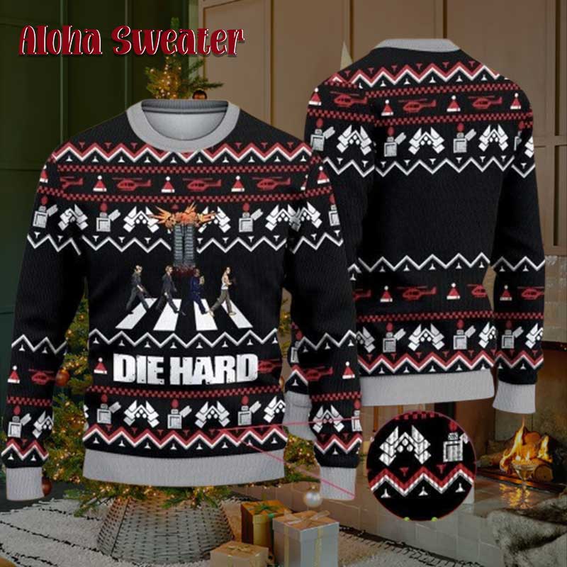 Cross Road Die Hard Spencers Ugly Sweater