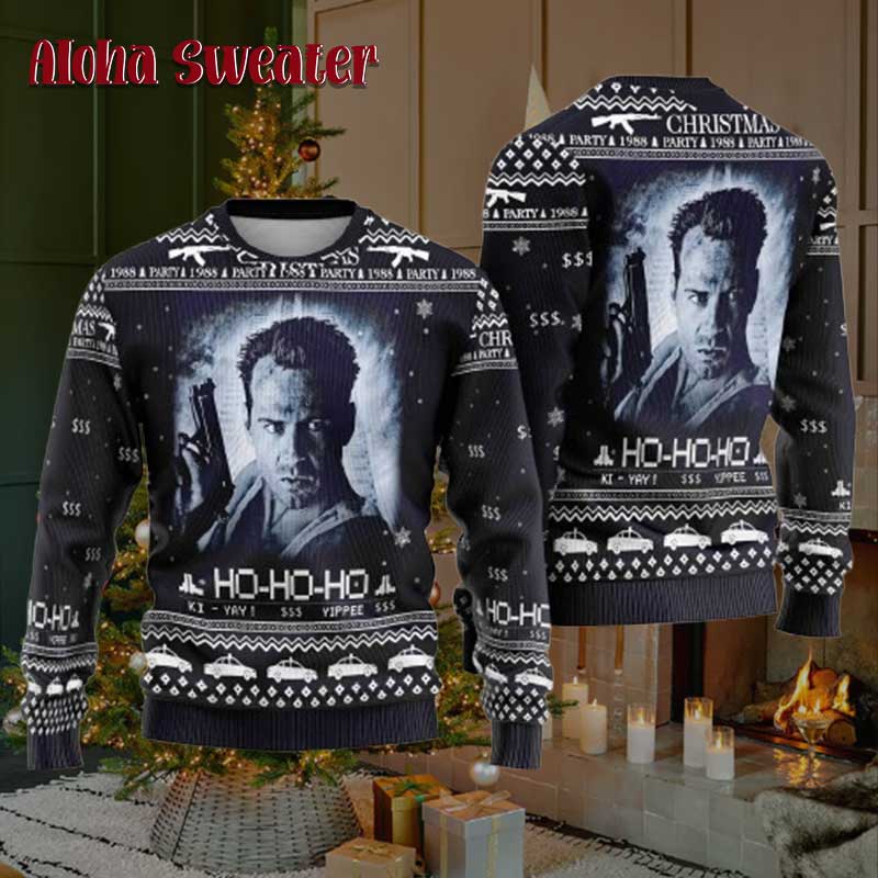 Die Hard Ho Ho Ho Ugly Sweater