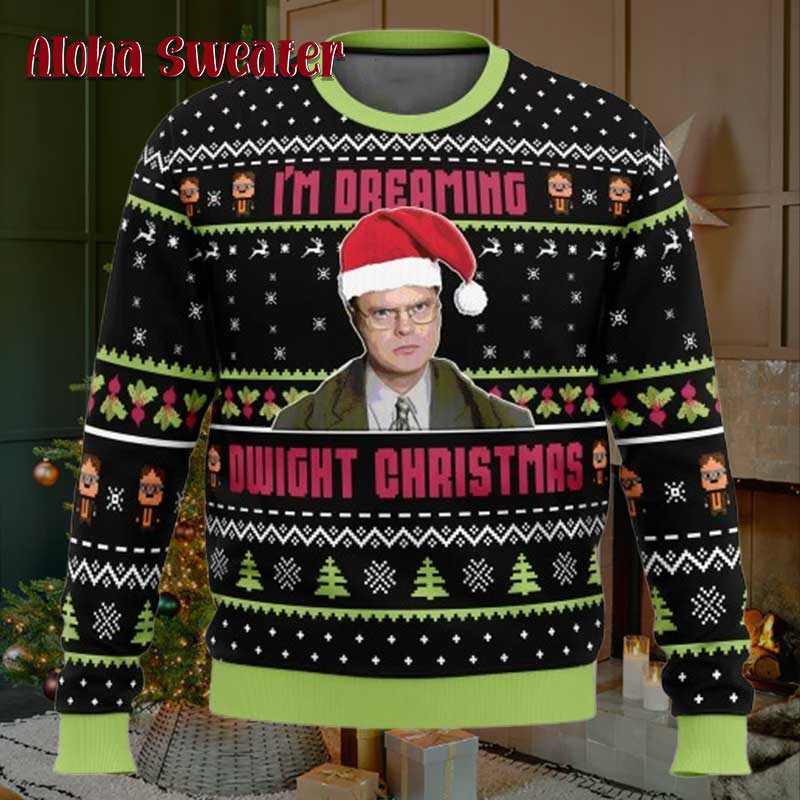 Dwight The Office Santa Ugly Christmas Sweater
