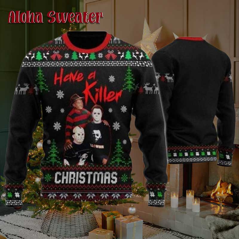 Freddy Krueger Have A Killer Xmas Ugly Christmas Sweater
