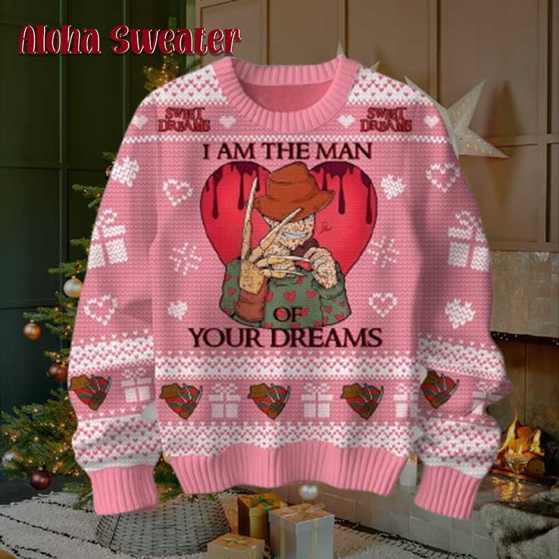 I Am The Man Freddy Krueger Ugly Christmas Sweater