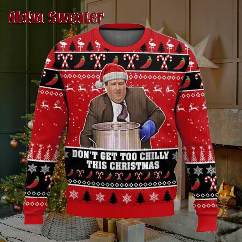 Kevin And The Pot The Office Ugly Christmas Sweater