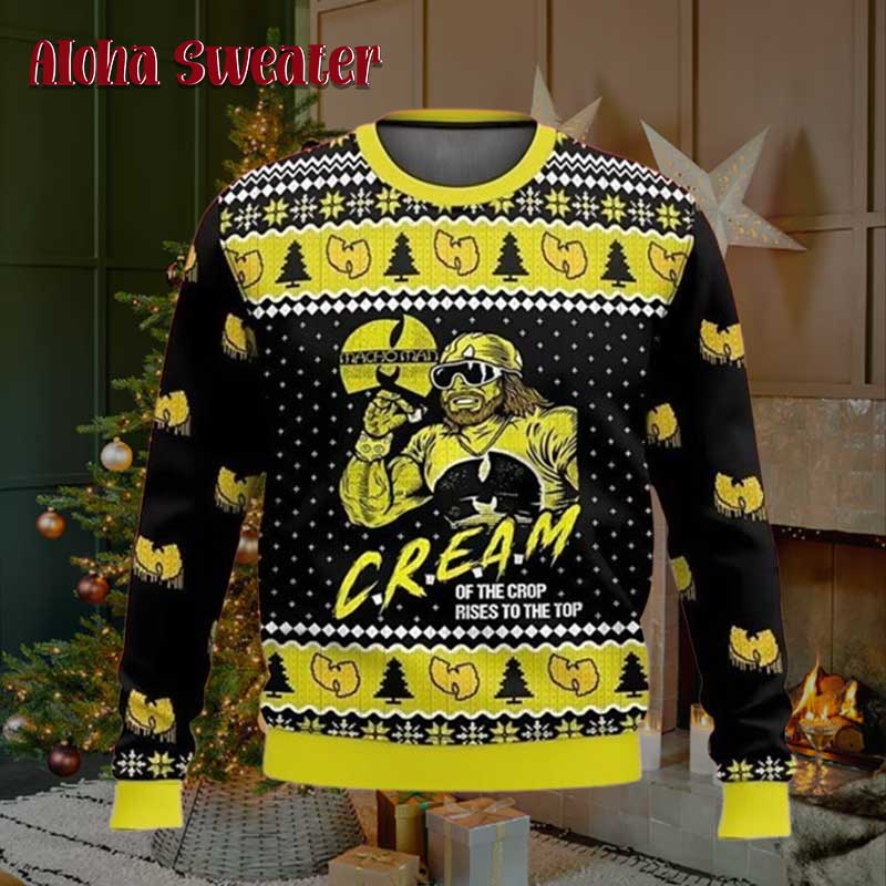 Macho Man Cream Of The Crop Rises Wu Tang Clan Ugly Christmas Sweater