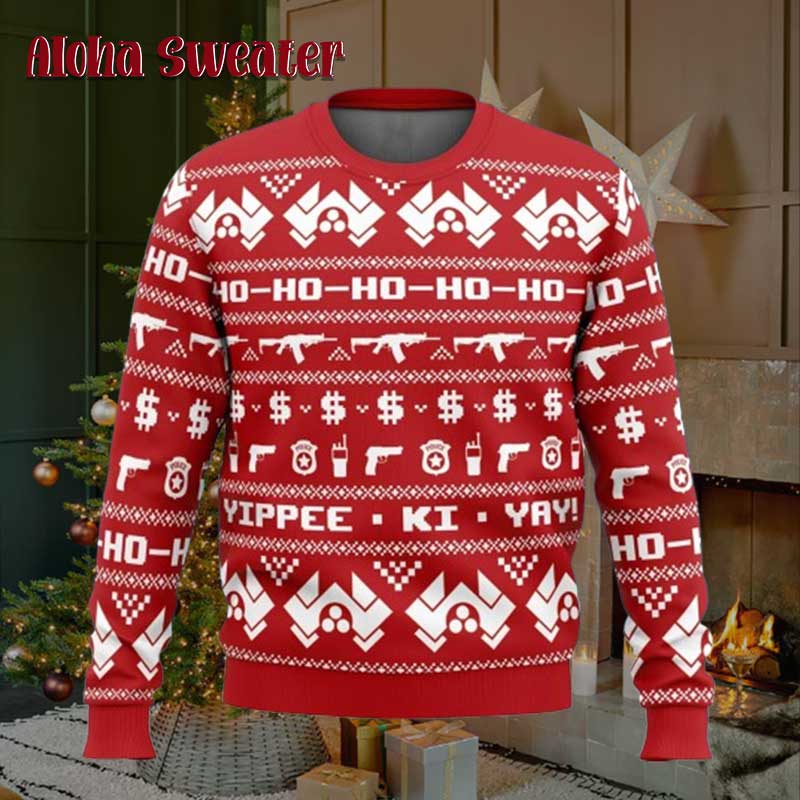 Mcclane Winter Die Hard Ugly Sweater