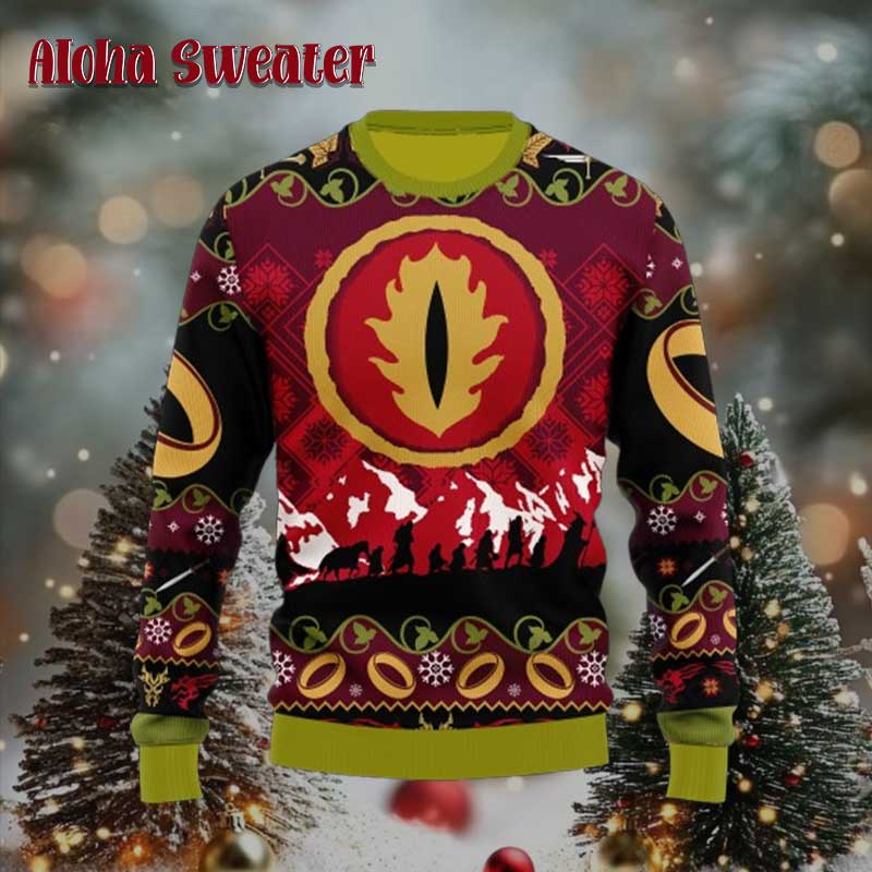 Sauron The Dark Lord The Lord Of The Rings Ugly Christmas Sweater