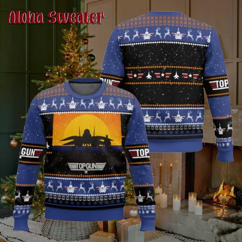 The Maverick Sun Top Gun Ugly Christmas Sweater