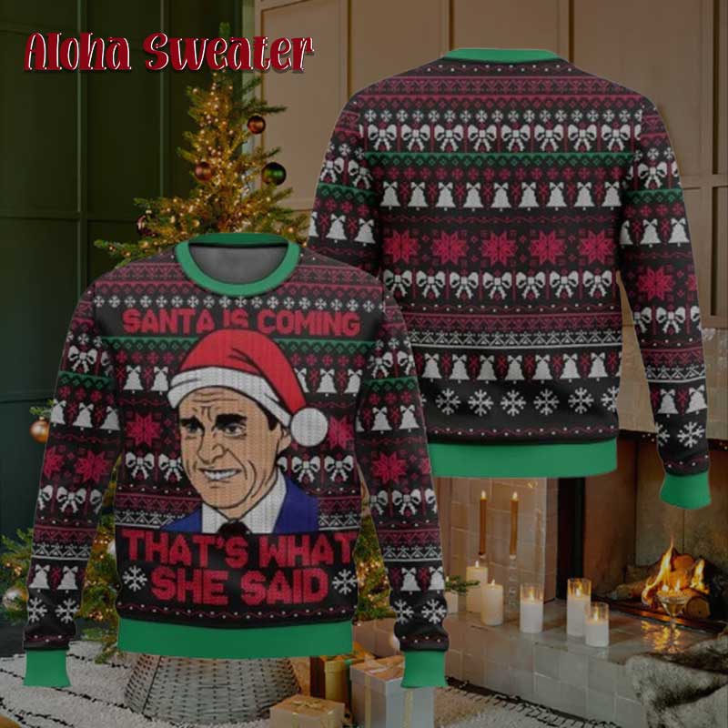 The Office Thats What She Said Ugly Christmas Sweater