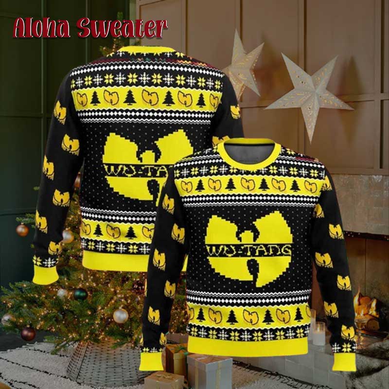 Wu Tang Clan Music Logo Ugly Christmas Sweater