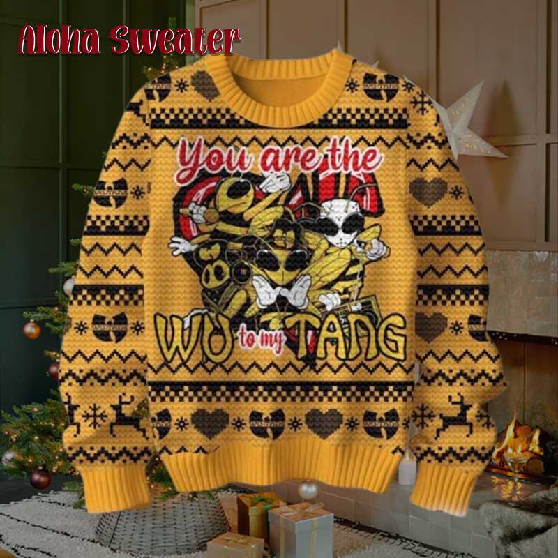 Wu Tang Clan You Are The Wu To My Tang Ugly Christmas Sweater