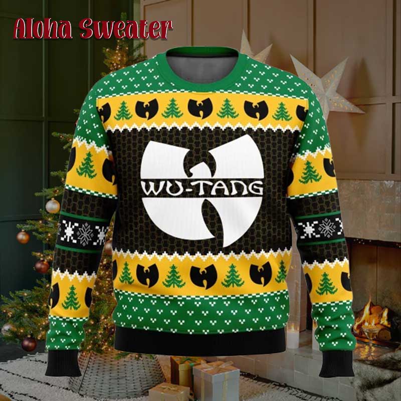 Yah It’s Christmas Time Yo Wu Tang Clan Ugly Christmas Sweater