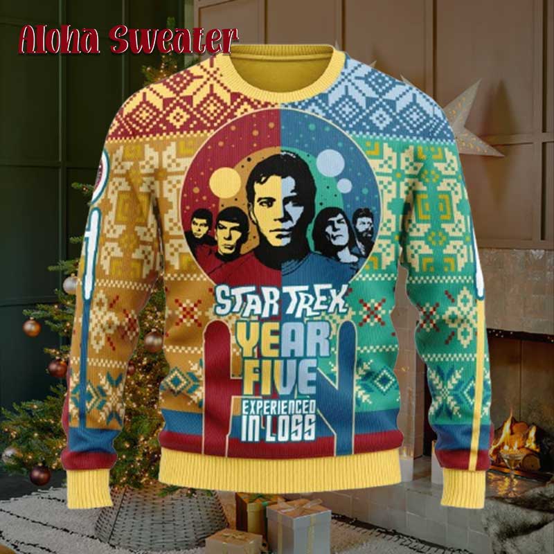 Year Five Experienced In Loss Star Trek Ugly Sweater