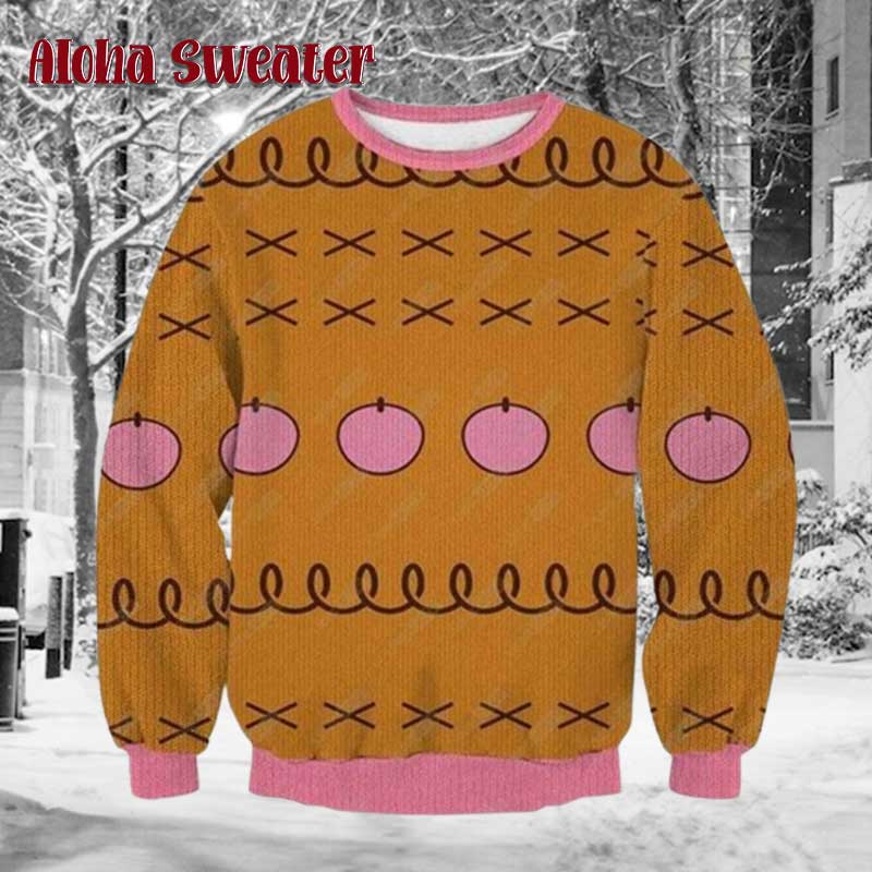 Bojack Horseman Xmas Pattern Ugly Christmas Sweater