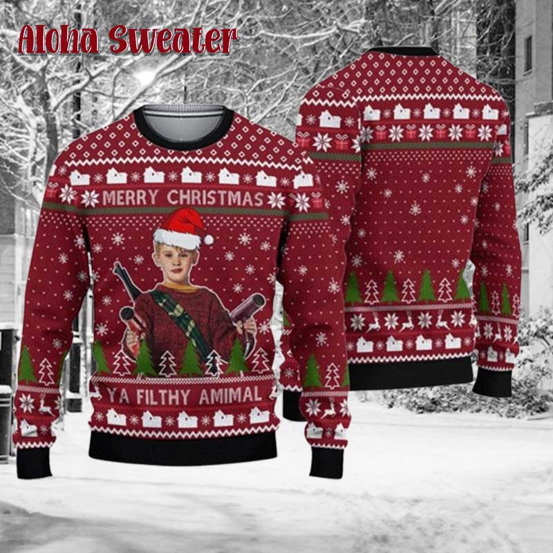 Harry And Marv Home Alone Ugly Christmas Sweater